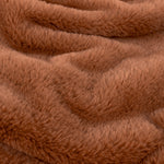 Plain Orange Throws - Kallu Double-Sided Faux-Fur Throw Rust furn.