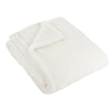 Plain Cream Throws - Kallu Double-Sided Faux-Fur Throw Ecru furn.