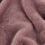 Plain Pink Throws - Kallu Double-Sided Faux-Fur Throw Mulberry furn.