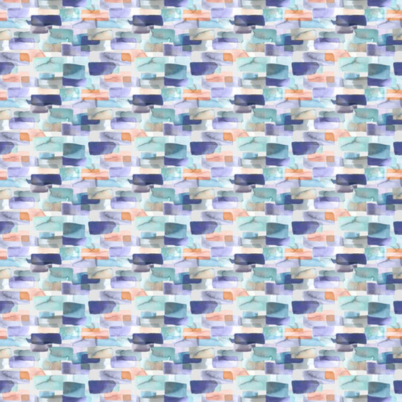 Voyage Maison Kampala Printed Cotton Fabric in Clementine