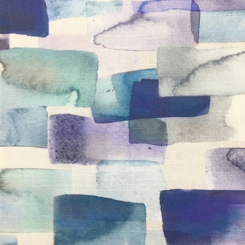 Kampala Printed Fabric Sample Swatch Indigo