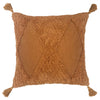 furn. Kantha Tufted Diamond Cushion Cover in Ginger