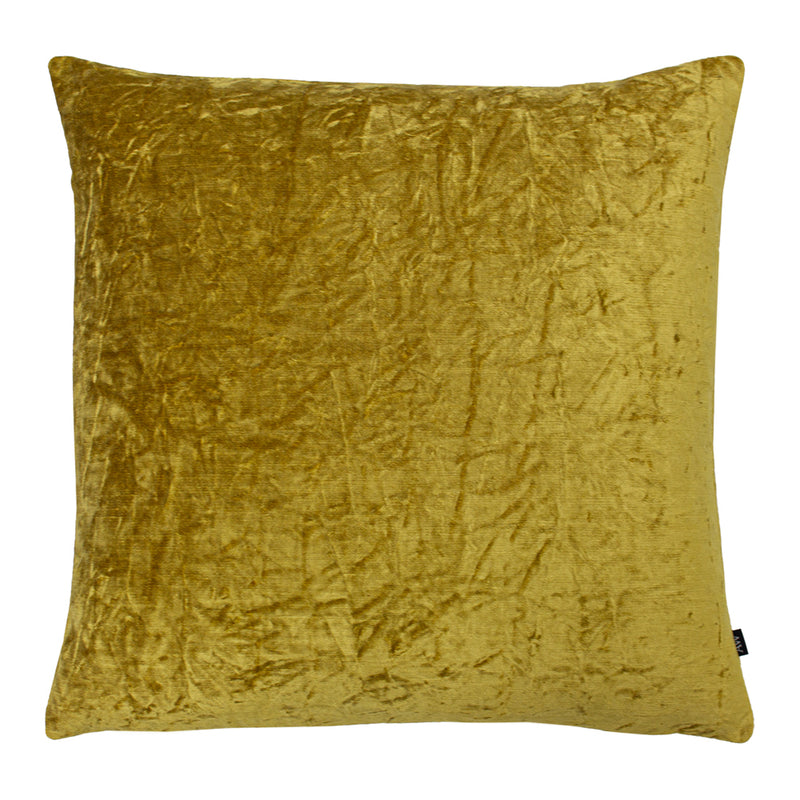 Ashley Wilde Kassaro Crushed Velvet Cushion Cover in Dijon