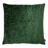 Ashley Wilde Kassaro Crushed Velvet Cushion Cover in Forest