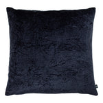 Ashley Wilde Kassaro Crushed Velvet Cushion Cover in Ink/Royal