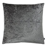 Ashley Wilde Kassaro Crushed Velvet Cushion Cover in Smoke