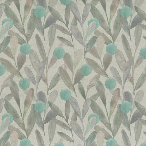 Voyage Maison Katsura Printed Cotton Fabric in Aqua