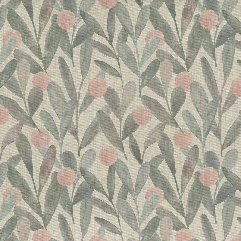 Voyage Maison Katsura Printed Cotton Fabric in Granite