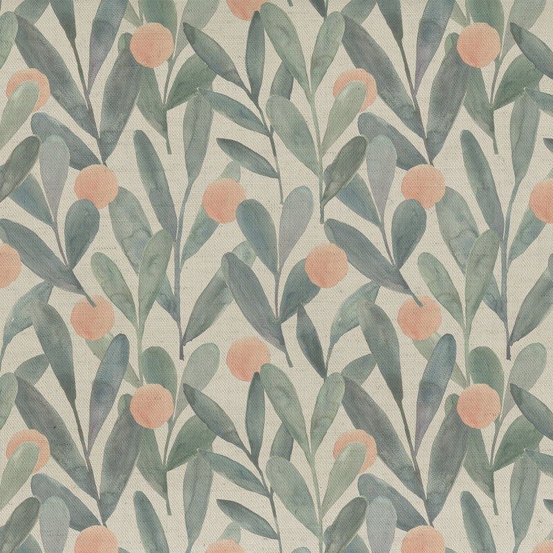 Voyage Maison Katsura Printed Cotton Fabric in Mineral