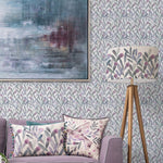 Voyage Maison Katsura 1.4m Wide Width Wallpaper in Violet