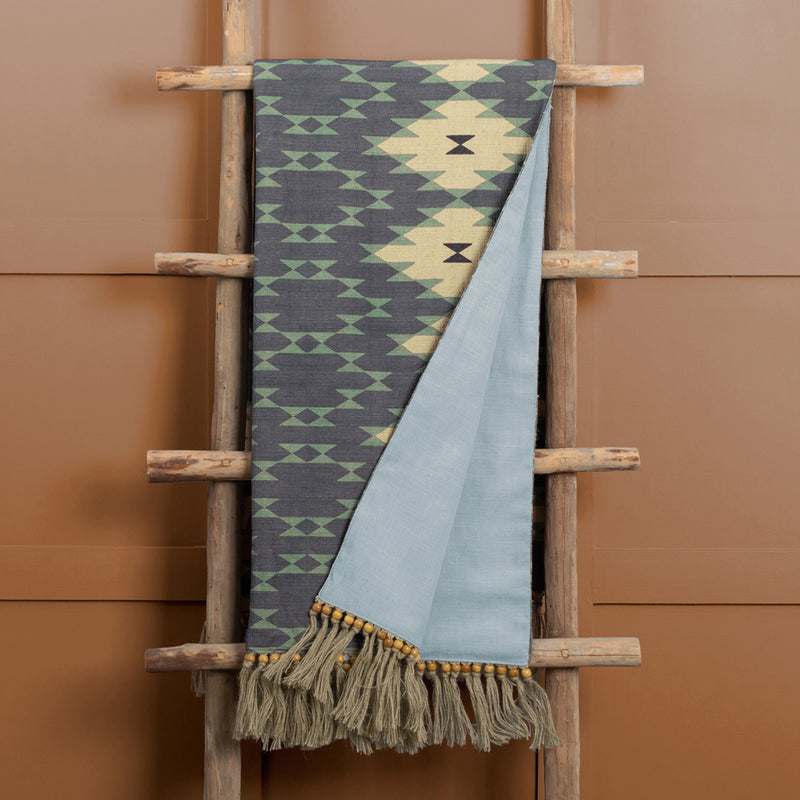 Voyage Maison Kaya Printed Throw in Skye