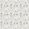 Voyage Maison Kelston Printed Cotton Fabric in Capri/Natural