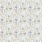 Voyage Maison Kelston Printed Cotton Fabric in Capri/Natural