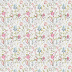 Voyage Maison Kelston Printed Cotton Fabric in Sorbet/Natural