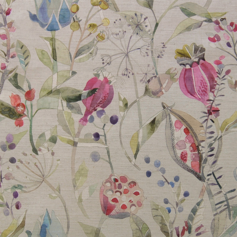 Kelston Printed Fabric Sample Swatch Sorbet Linen