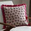 Kemble Printed Cushion Violet/Cerise