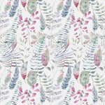 Voyage Maison Kenton Printed Cotton Fabric in Loganberry