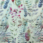 Voyage Maison Kenton Printed Cotton Fabric in Loganberry Parchment