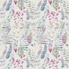 Voyage Maison Kenton Printed Cotton Fabric in Loganberry Parchment