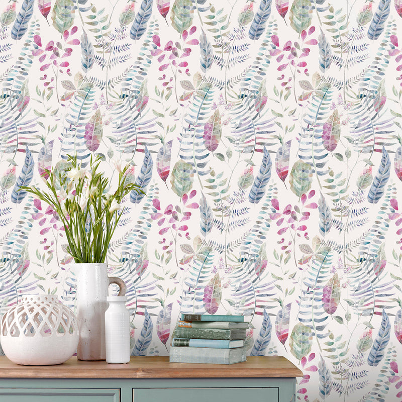 Voyage Maison Kenton 1.4m Wide Width Wallpaper in Loganberry