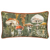 Kielder Forest Printed Velvet Cushion Fungi