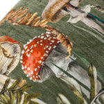 Kielder Forest Printed Velvet Cushion Fungi