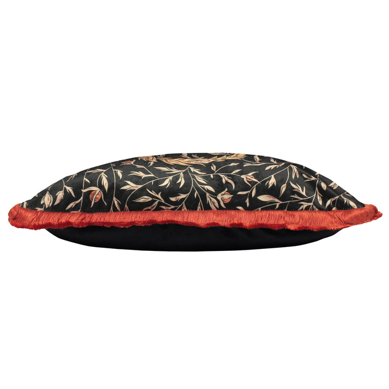 Paoletti Kitraya Leopard Cushion Cover in Paprika