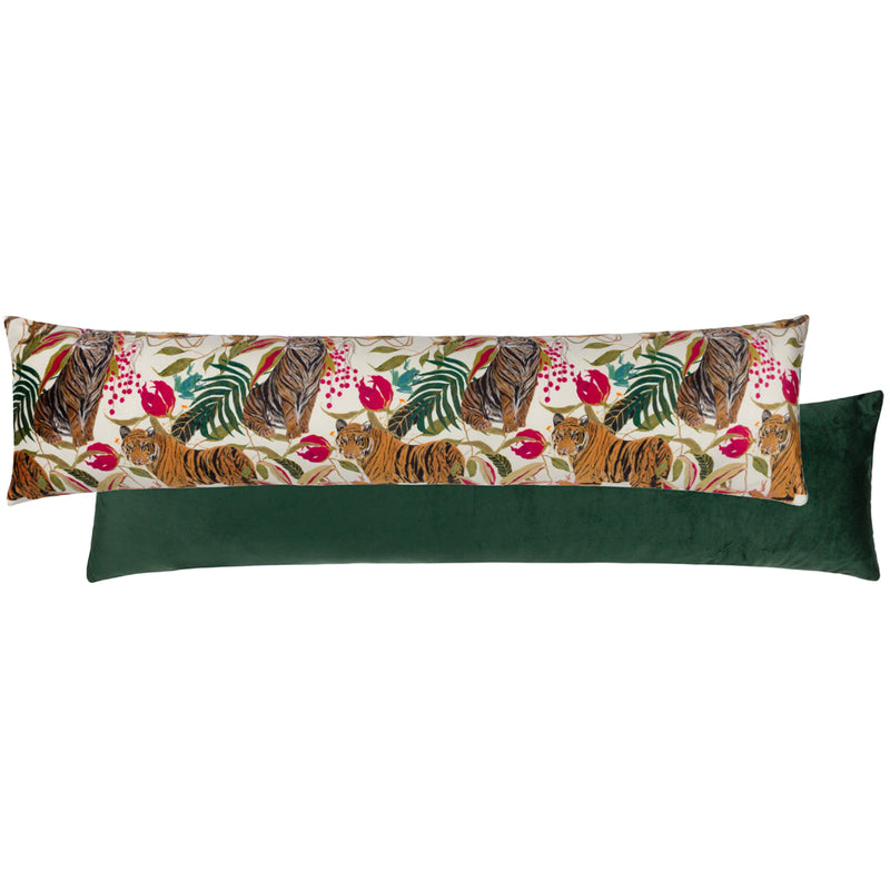 Wylder Kali Jungle Tigers Draught Excluder in Natural