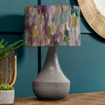 Abstract Grey Lighting - Agri  & Azima Eva  Complete Table Lamp Grey/Indigo Voyage Maison