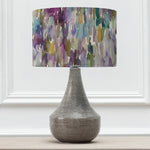 Abstract Grey Lighting - Azima Eva & Agri Complete Table Lamp Grey/Indigo Voyage Maison