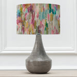 Abstract Grey Lighting - Azima Eva & Agri Complete Table Lamp Grey/Lotus Voyage Maison