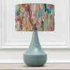 Abstract Blue Lighting - Agri  & Azima Eva  Complete Table Lamp Teal/Lotus Voyage Maison