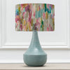 Abstract Blue Lighting - Azima Eva & Agri Complete Table Lamp Teal/Lotus Voyage Maison