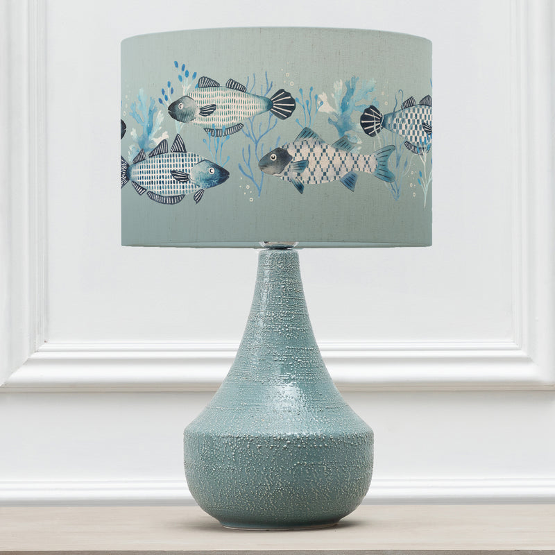 Animal Blue Lighting - Barbeau Eva & Agri Complete Table Lamp Teal/Seafoam Voyage Maison