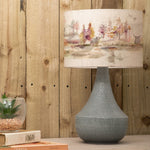 Animal Grey Lighting - Agri  & Caledonian Forest Eva  Complete Table Lamp Grey/Linen Voyage Maison