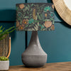 Floral Grey Lighting - Agri  & Fortazela Eva  Complete Table Lamp Grey/Sapphire Voyage Maison