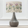 Floral Grey Lighting - Thistle Glen Eva & Agri Complete Table Lamp Grey/Linen Voyage Maison