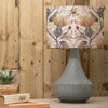 Floral Grey Lighting - Varys Eva & Agri Complete Table Lamp Grey/Gold Voyage Maison