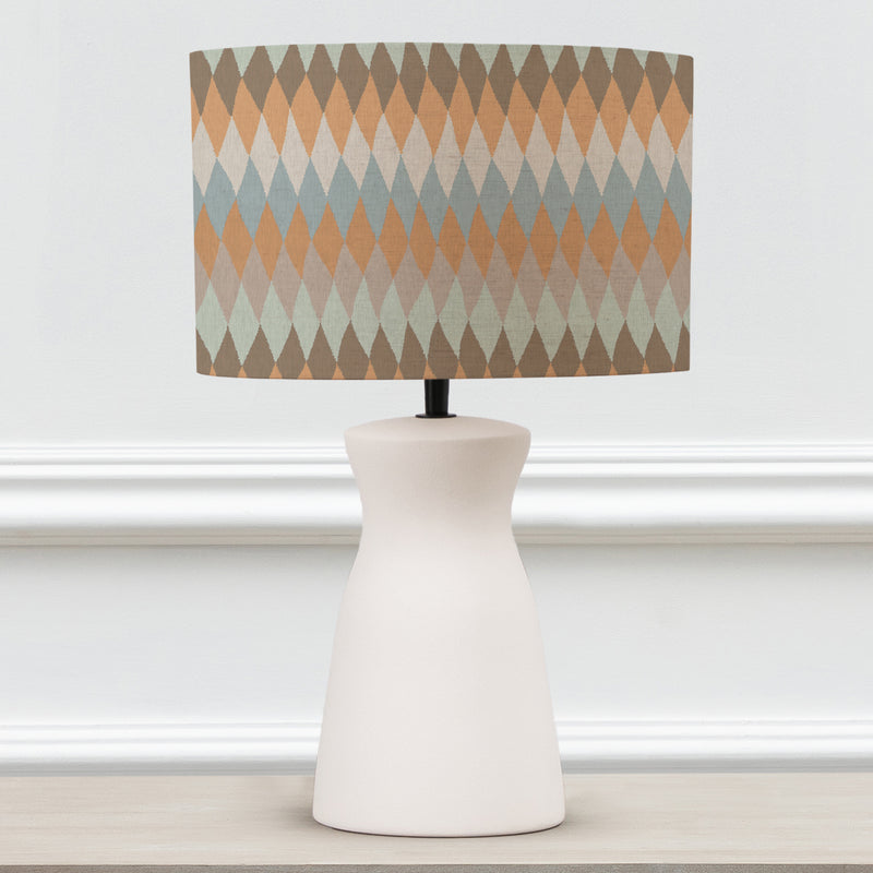 Abstract White Lighting - Mesa Eva & Albury Complete Table Lamp Ecru/Granite Voyage Maison