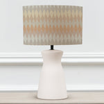 Abstract White Lighting - Mesa Eva & Albury Complete Table Lamp Ecru/Sand Voyage Maison