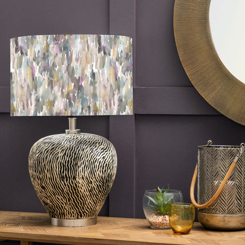 Abstract Black Lighting - Alcina  & Azima Eva  Complete Table Lamp Grey/Ironstone Voyage Maison