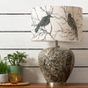 Animal Black Lighting - Alcina  & Monarch Eva  Complete Table Lamp Grey/Linen Voyage Maison