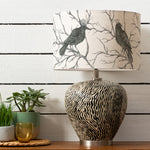 Animal Black Lighting - Alcina  & Monarch Eva  Complete Table Lamp Grey/Linen Voyage Maison