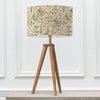 Floral Green Lighting - Aberduna Eva & Aratus Complete Table Lamp Linen Voyage Maison