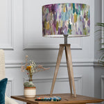 Abstract Grey Lighting - Aratus  & Azima Eva  Complete Table Lamp Grey/Indigo Voyage Maison