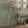 Animal Grey Lighting - Aratus  & Buttermere Eva  Complete Floor Lamp Grey/Linen Voyage Maison