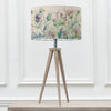 Floral Grey Lighting - Aratus  & Cirsium Eva  Complete Table Lamp Grey/Damson Voyage Maison