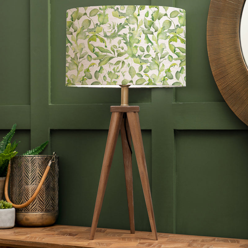 Floral Green Lighting - Claudia Eva & Aratus Complete Table Lamp Cream Voyage Maison