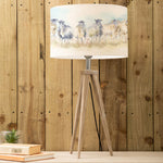 Animal Grey Lighting - Aratus  & Come By Eva  Complete Table Lamp Grey/Linen Voyage Maison