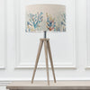 Abstract Grey Lighting - Aratus  & Coral Reef Eva  Complete Table Lamp Grey/Cobalt Voyage Maison